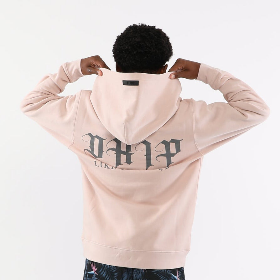 ANTIQUE GRAPHIC HOODIE- ROSE