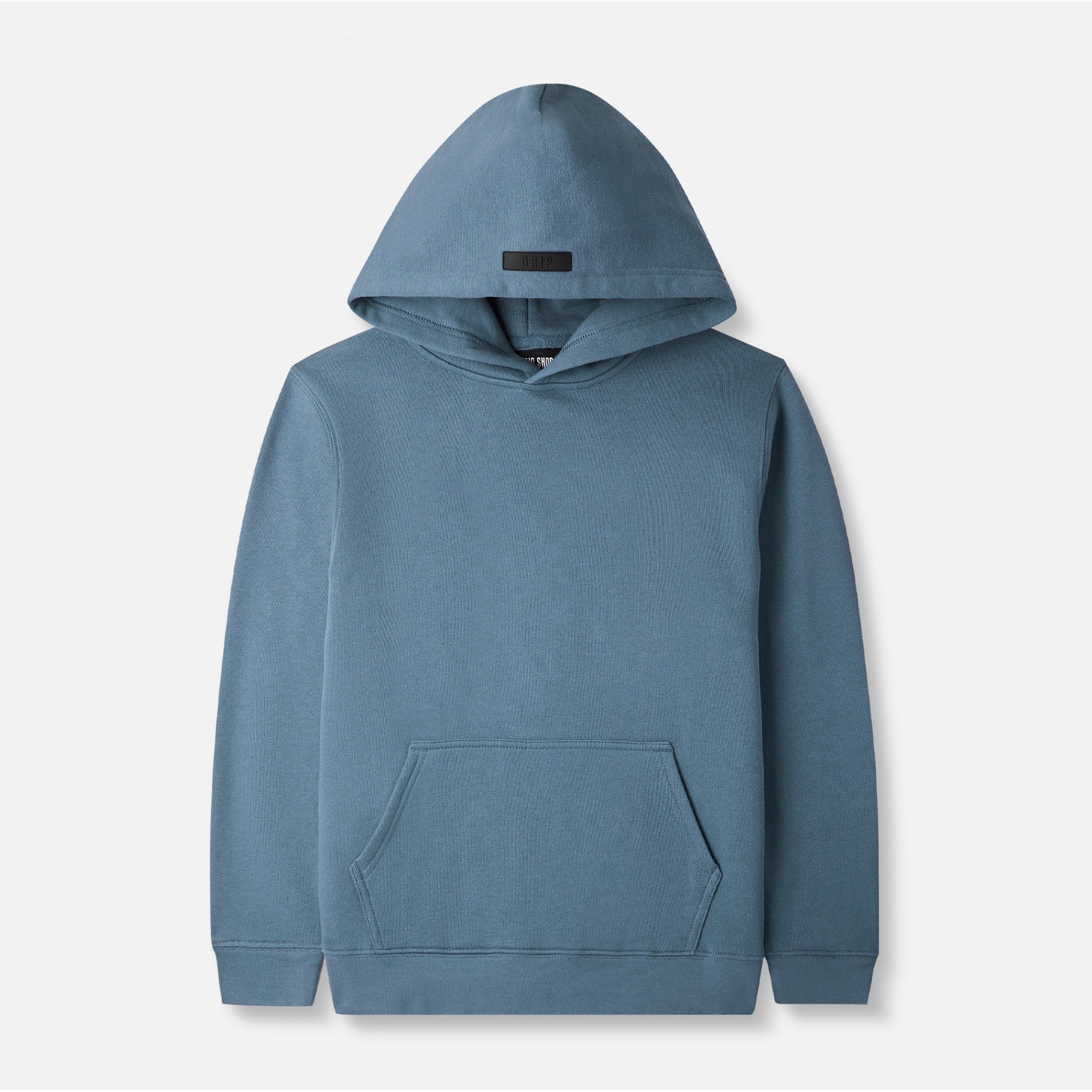 ROSE GARDEN GRAPHIC HOODIE-DENIM