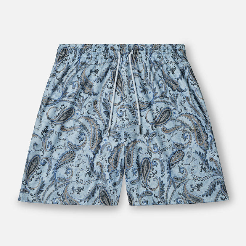 VARSITY PAISLEY SHORTS