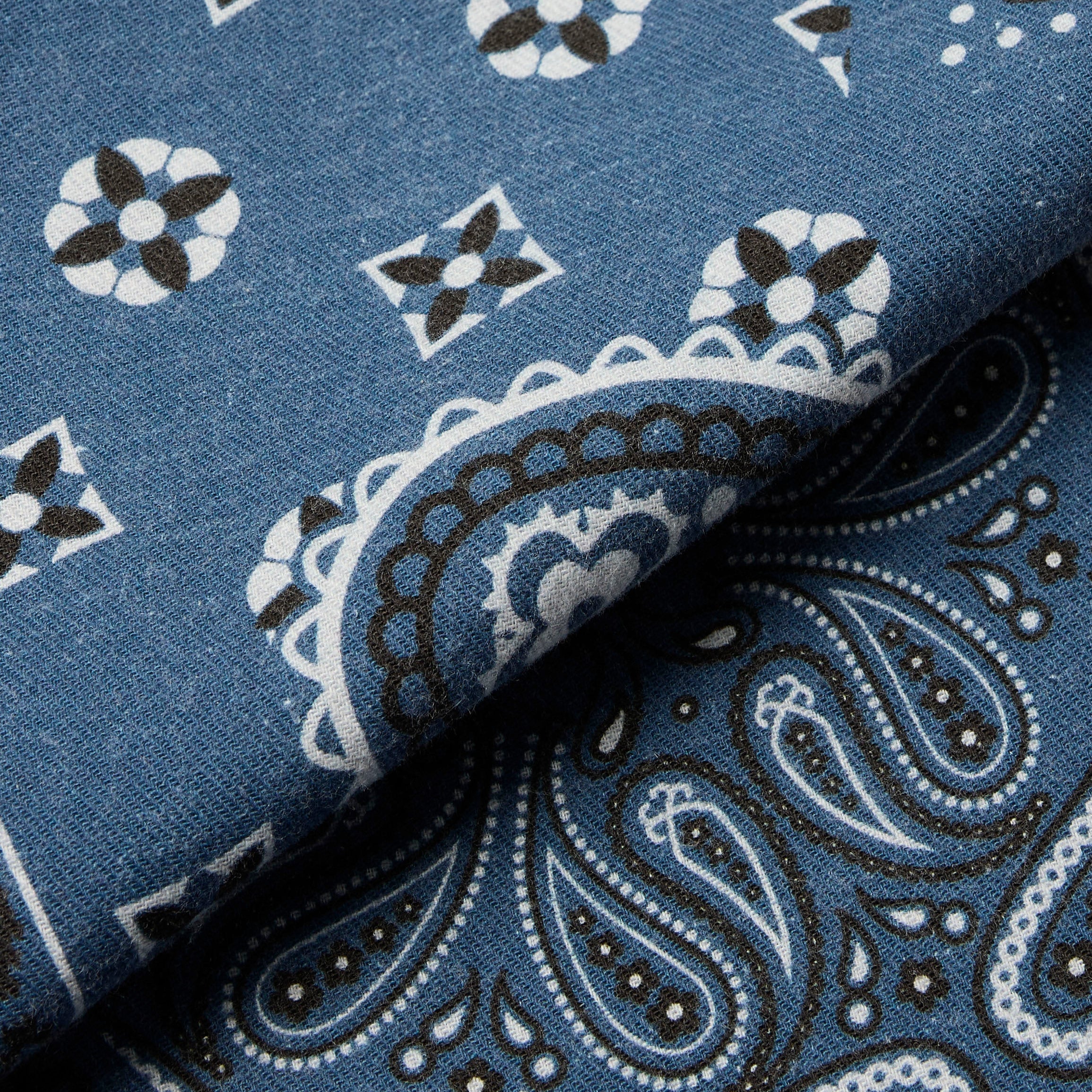 Denim Patchwork- Pajama Pants