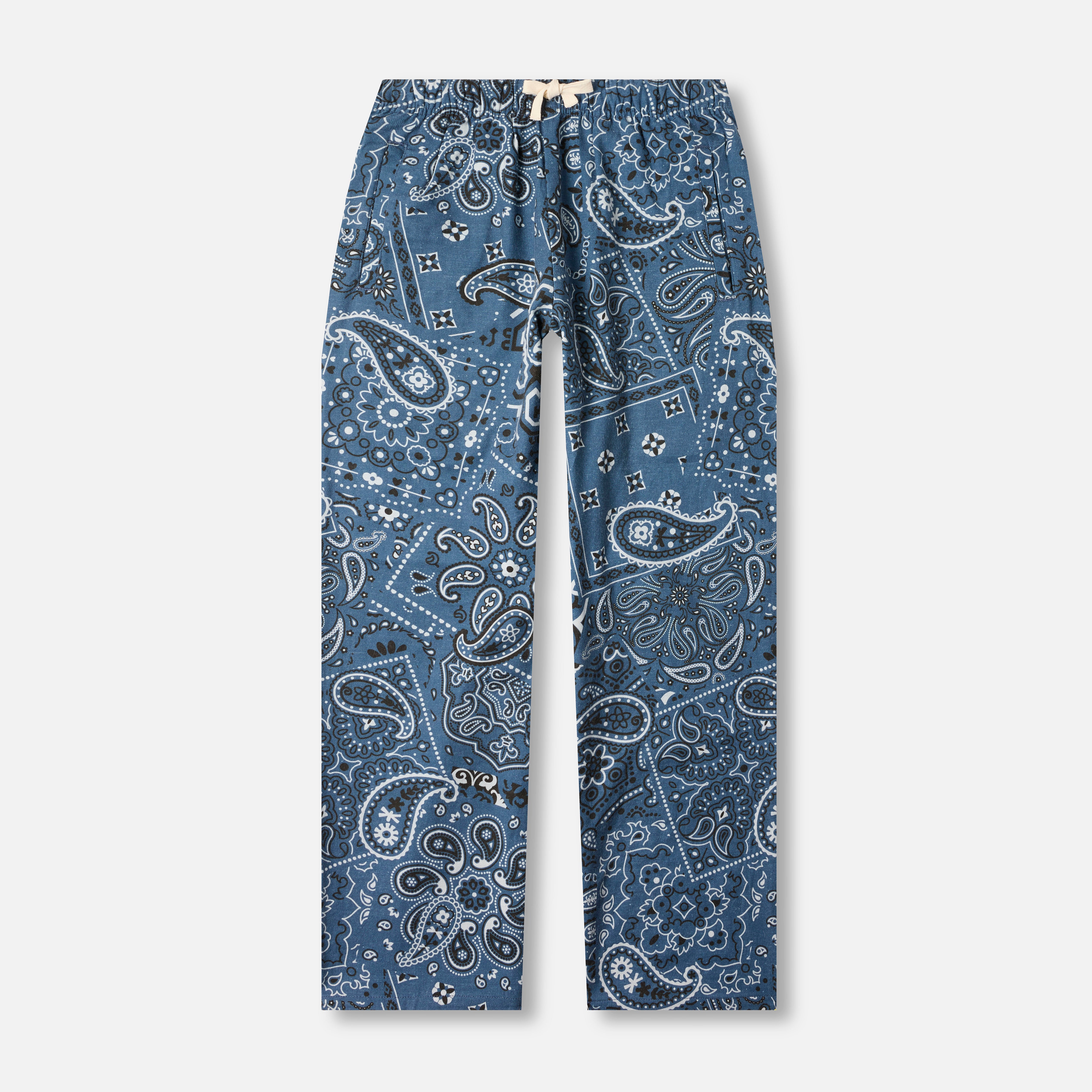 Denim Patchwork- Pajama Pants