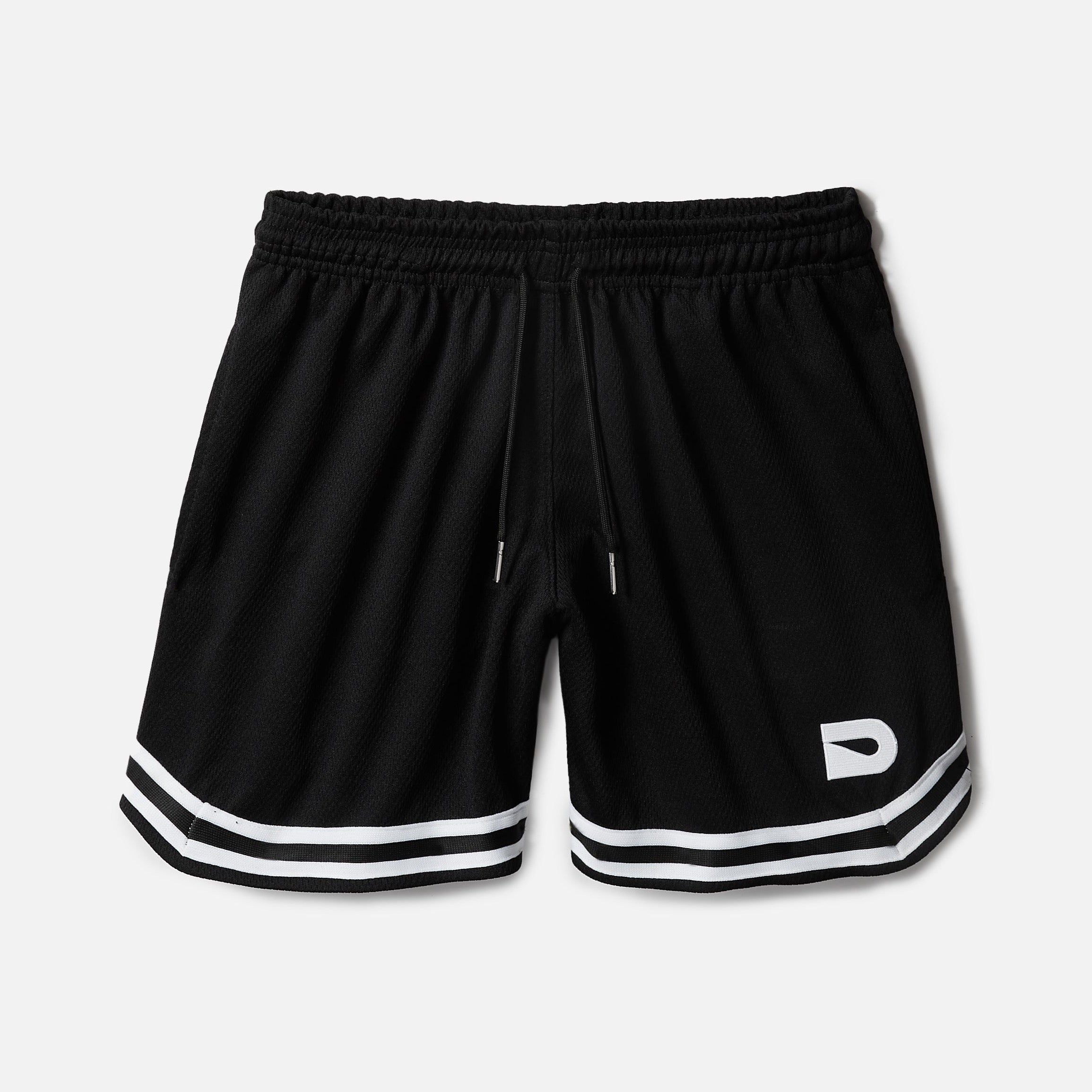 DRIP SQUAD - RETRO BLACK SHORTS
