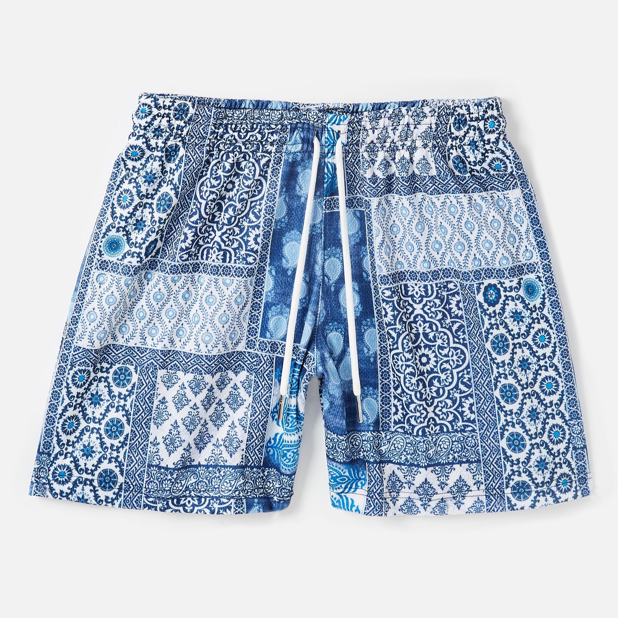 ROYAL PATCHWORK SHORTS- Restock