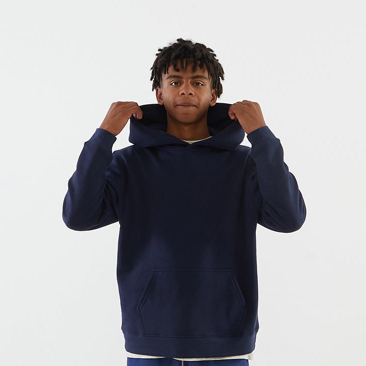 CITY LIGHTS GRAPHIC HOODIE-NAVY