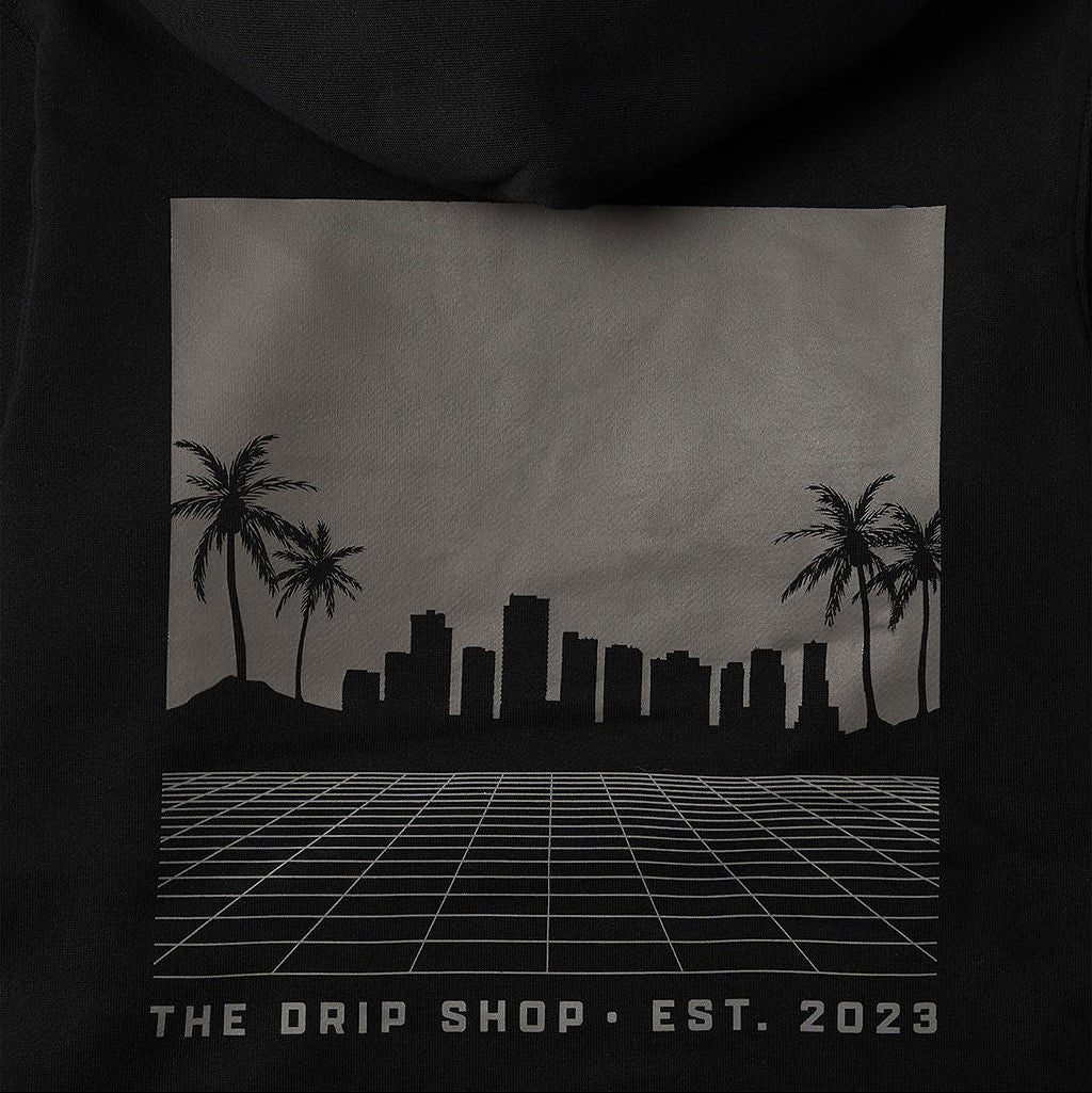 COASTAL SKYLINE GRAPHIC HOODIE