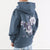 ROSE GARDEN GRAPHIC HOODIE-DENIM