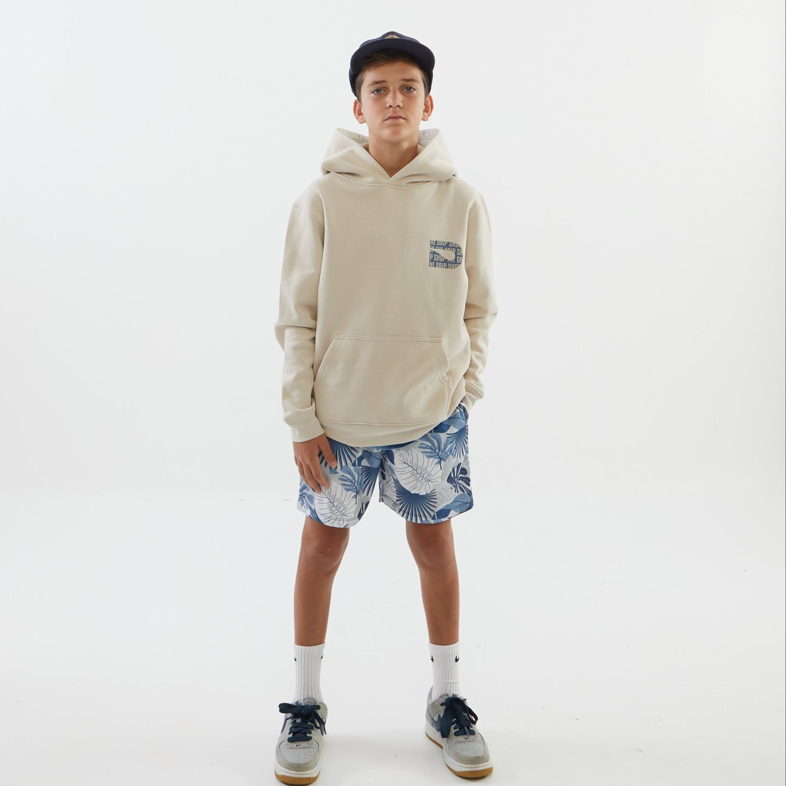 DENIM PALMS SHORTS