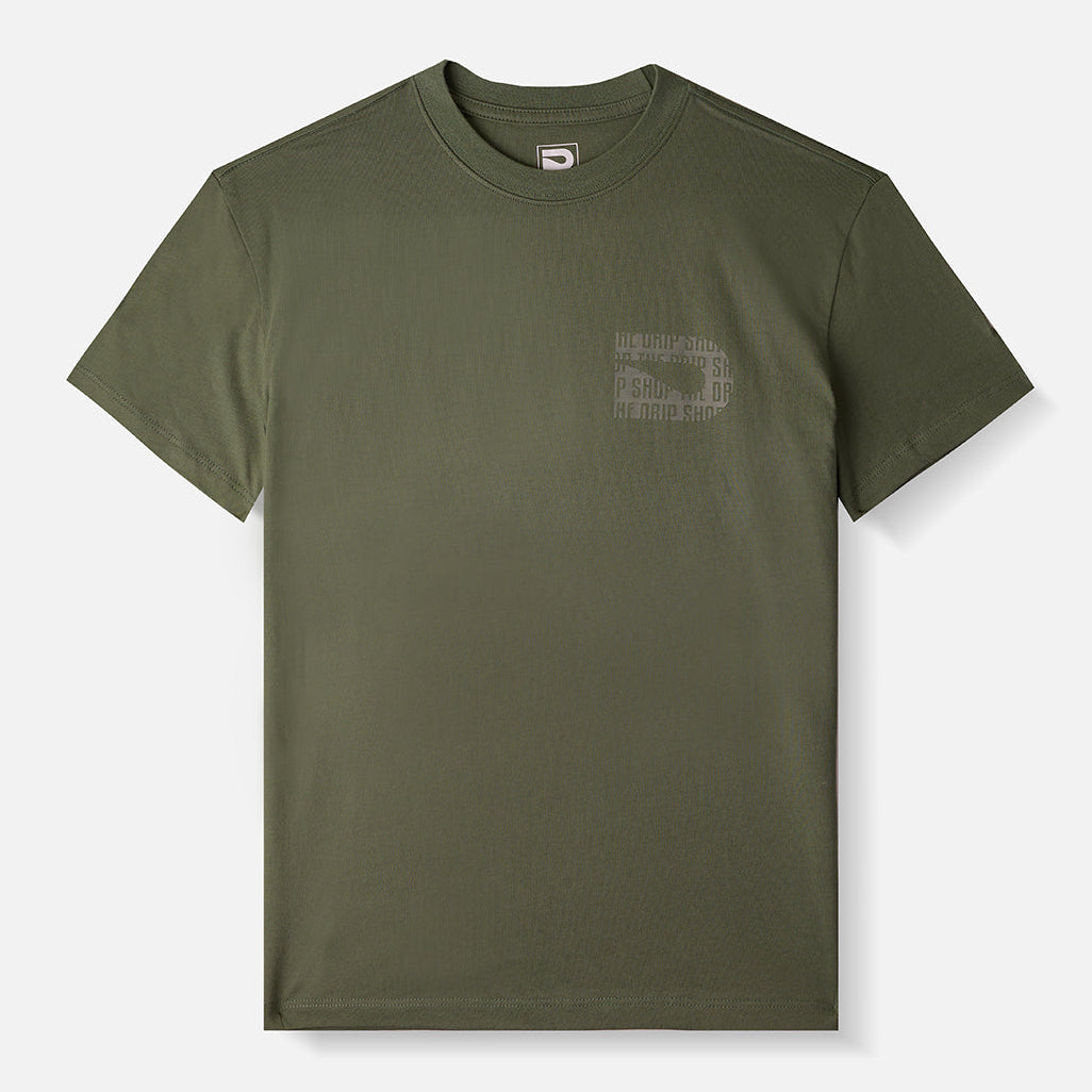 DRIP ICON TEE - MOSS