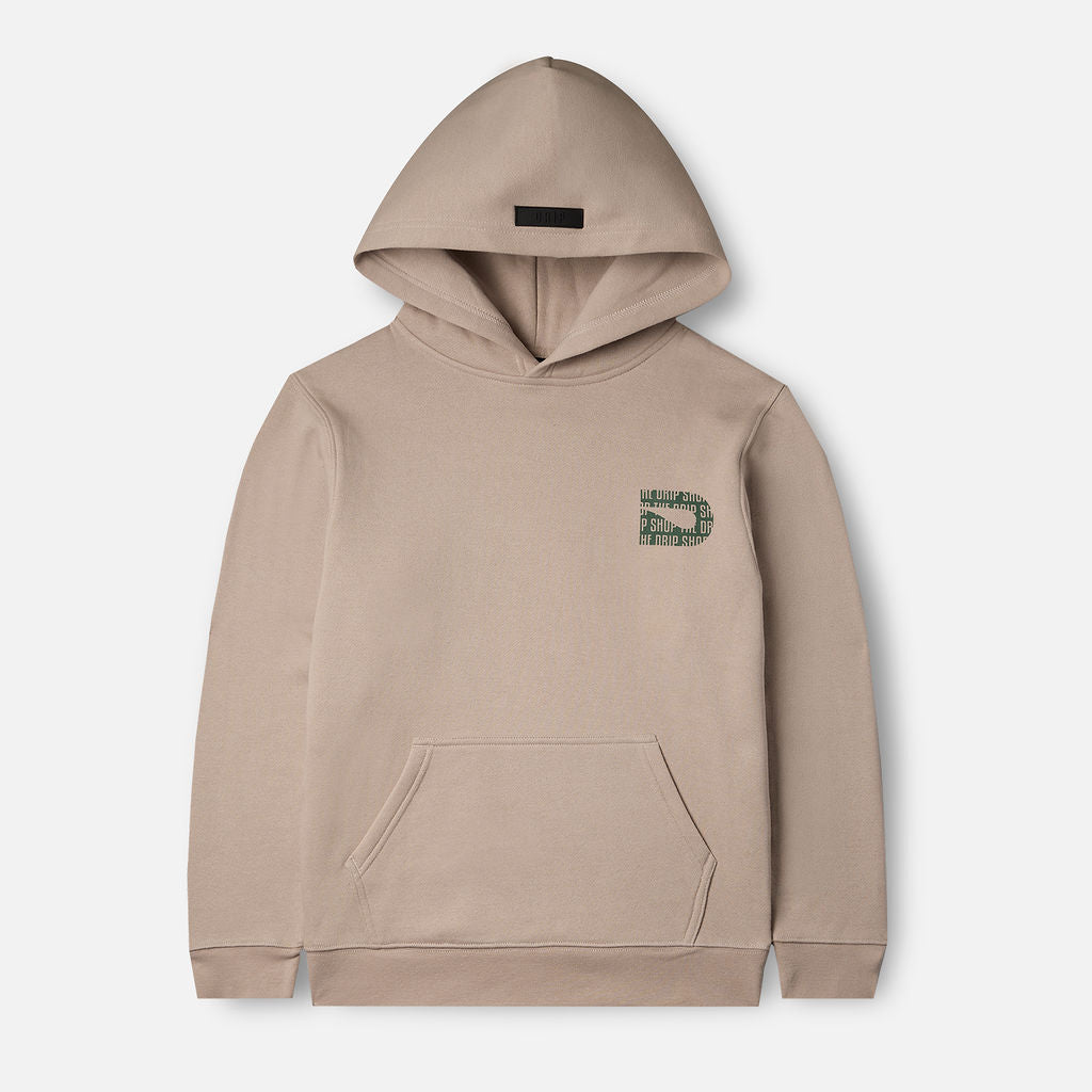 DRIP ICON HOODIE-SAND
