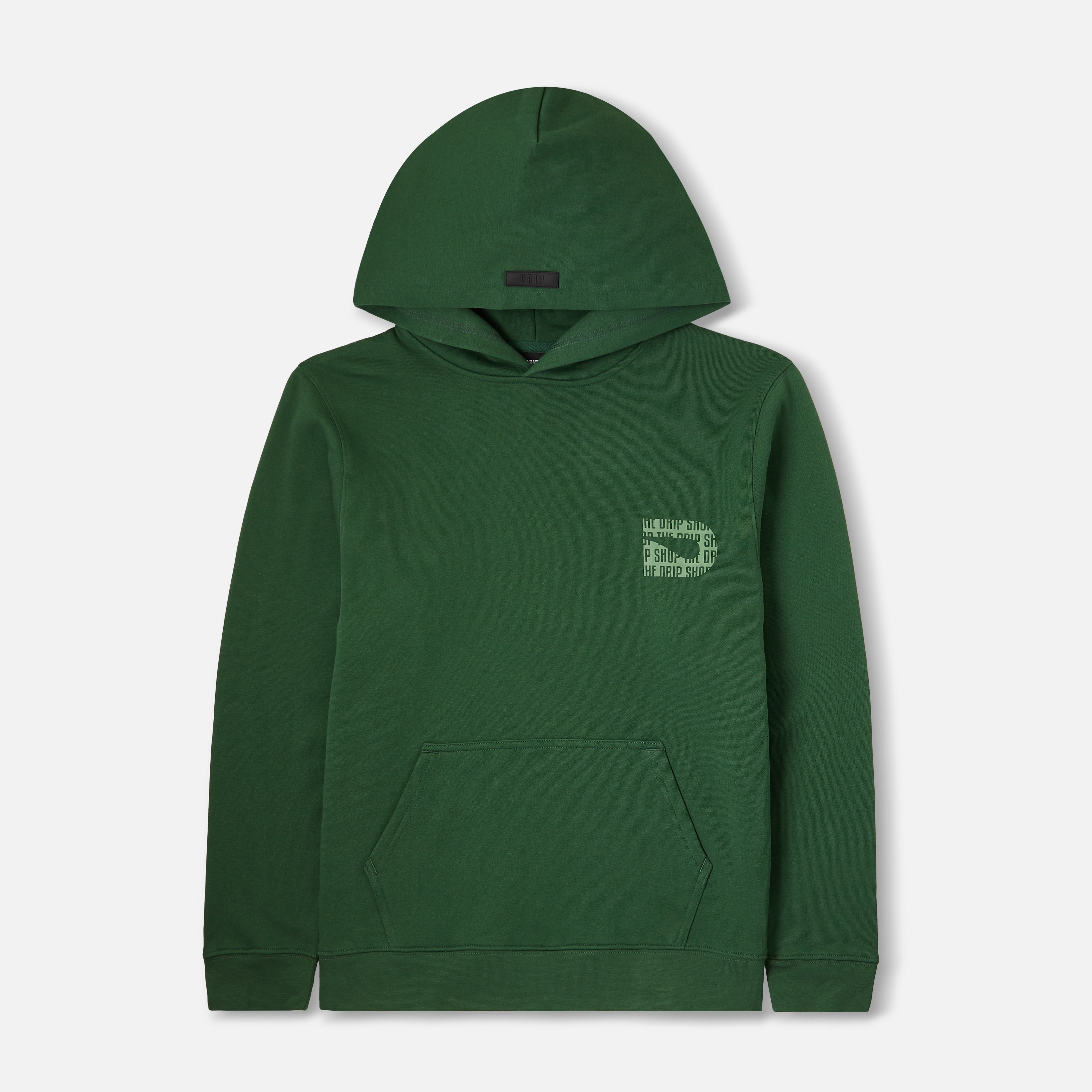 DRIP ICON HOODIE - COLLEGE GREEN