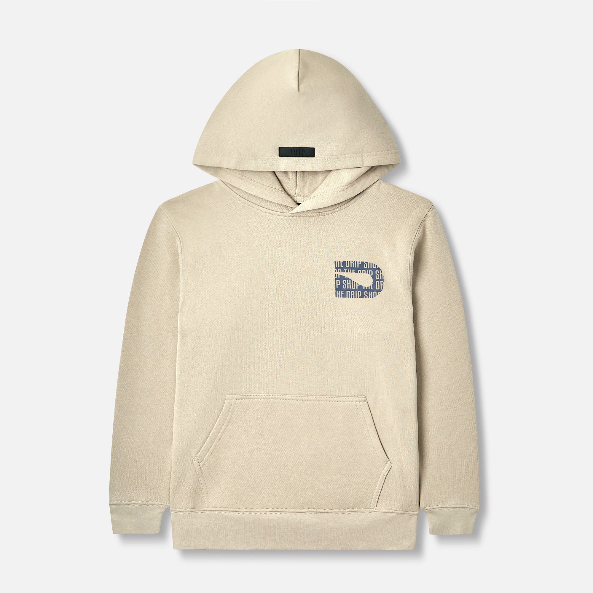 DRIP ICON HOODIE - BONE