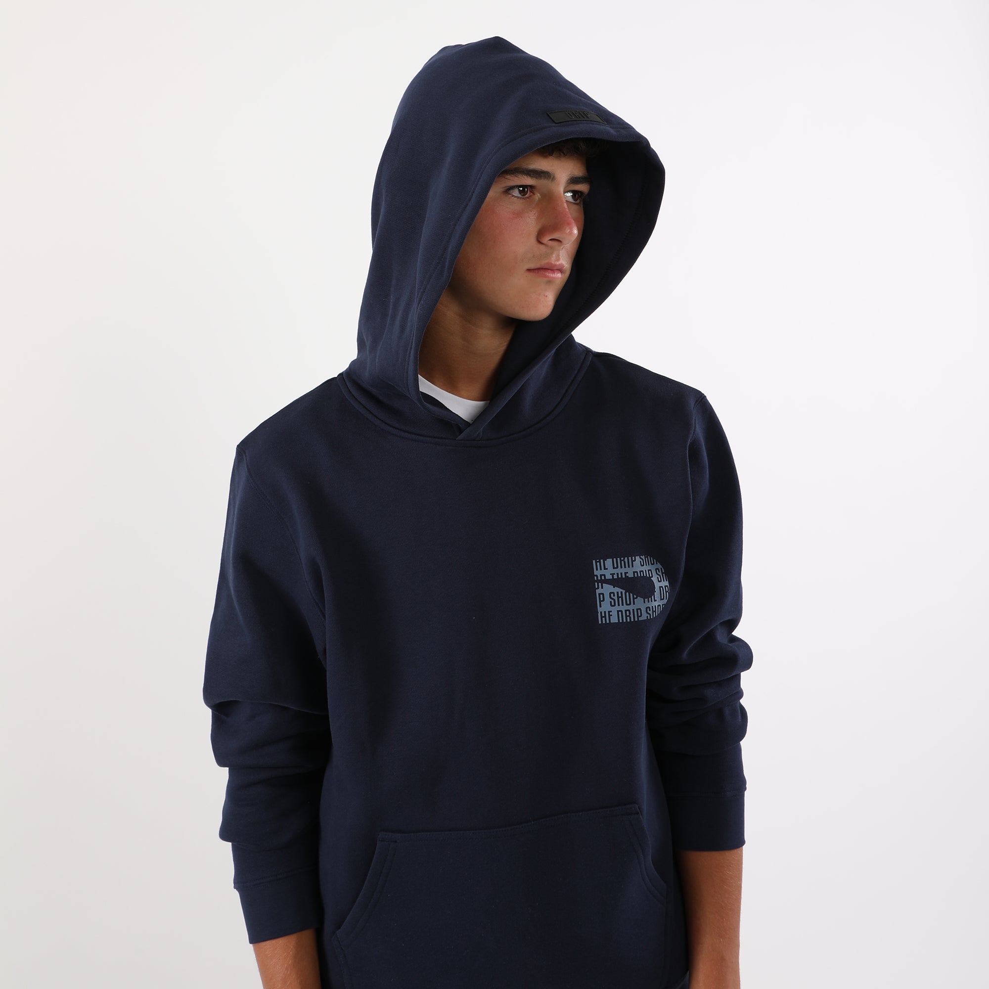 DRIP ICON HOODIE - NAVY