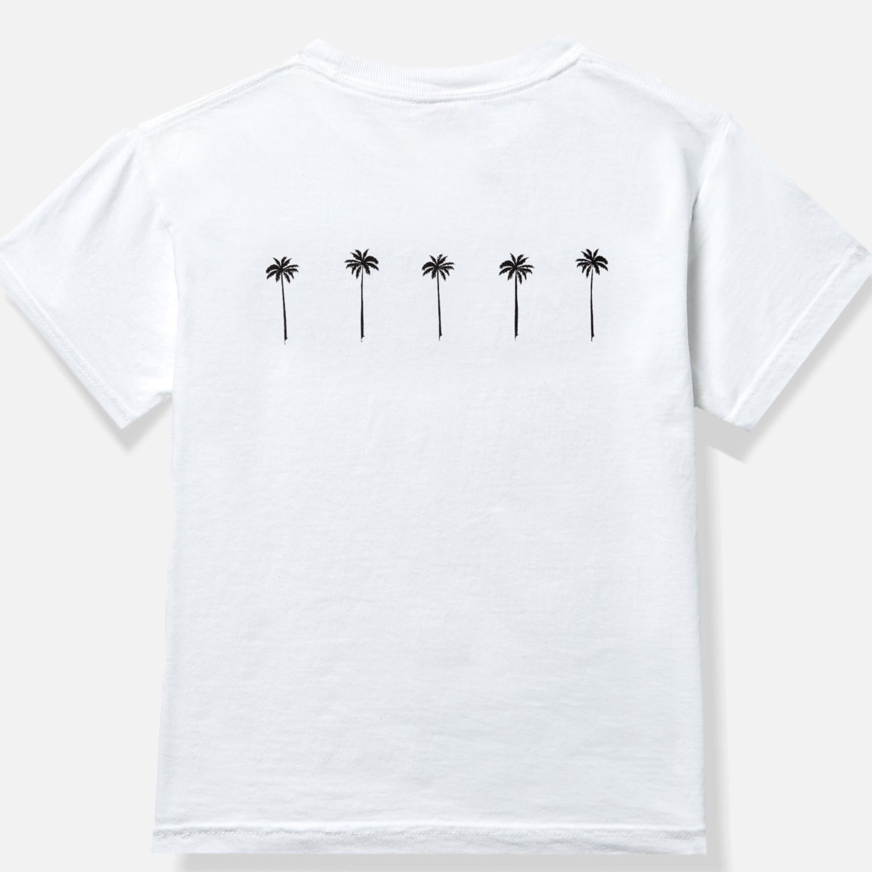 DRIP PALMS WHITE TEE