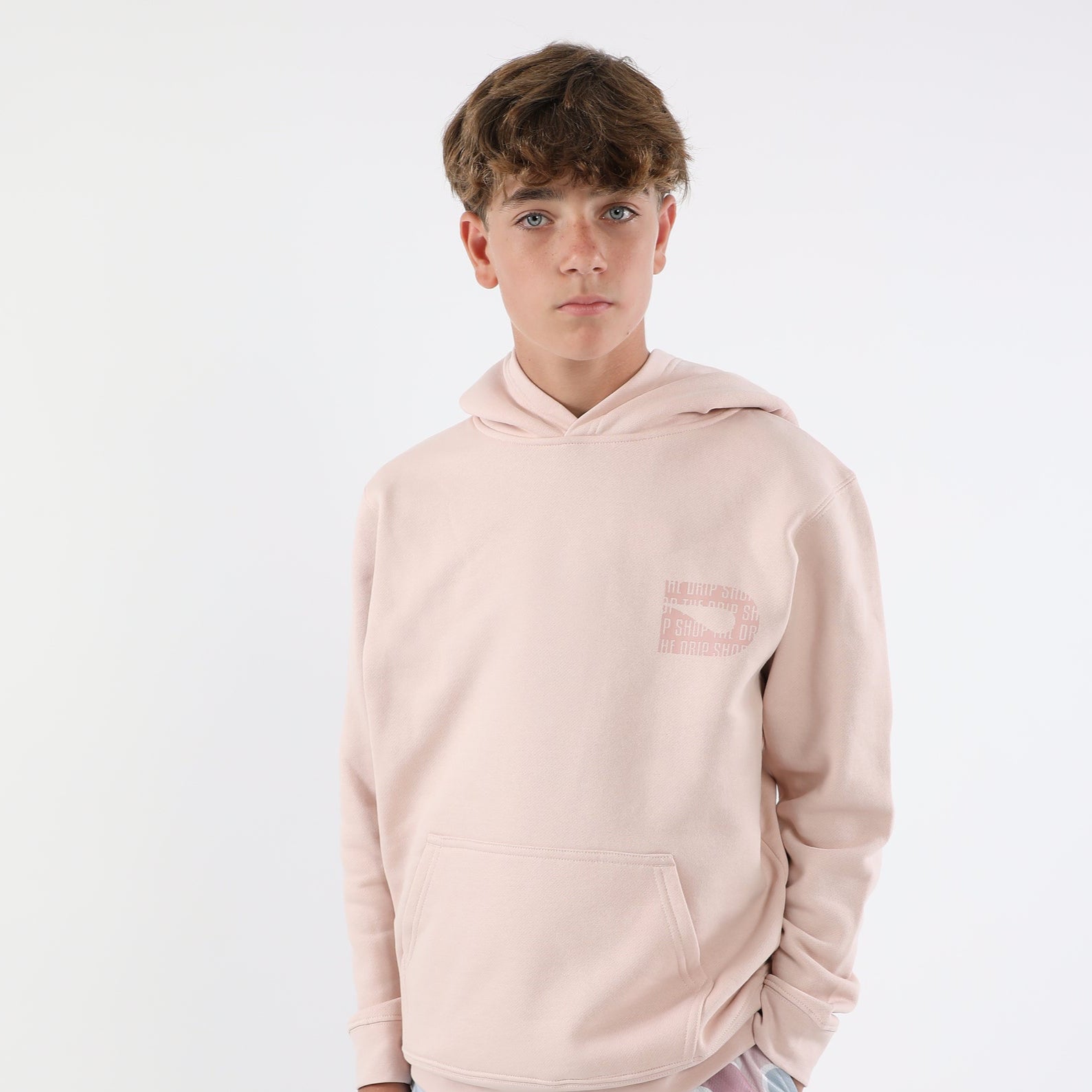 DRIP ICON HOODIE - ROSE