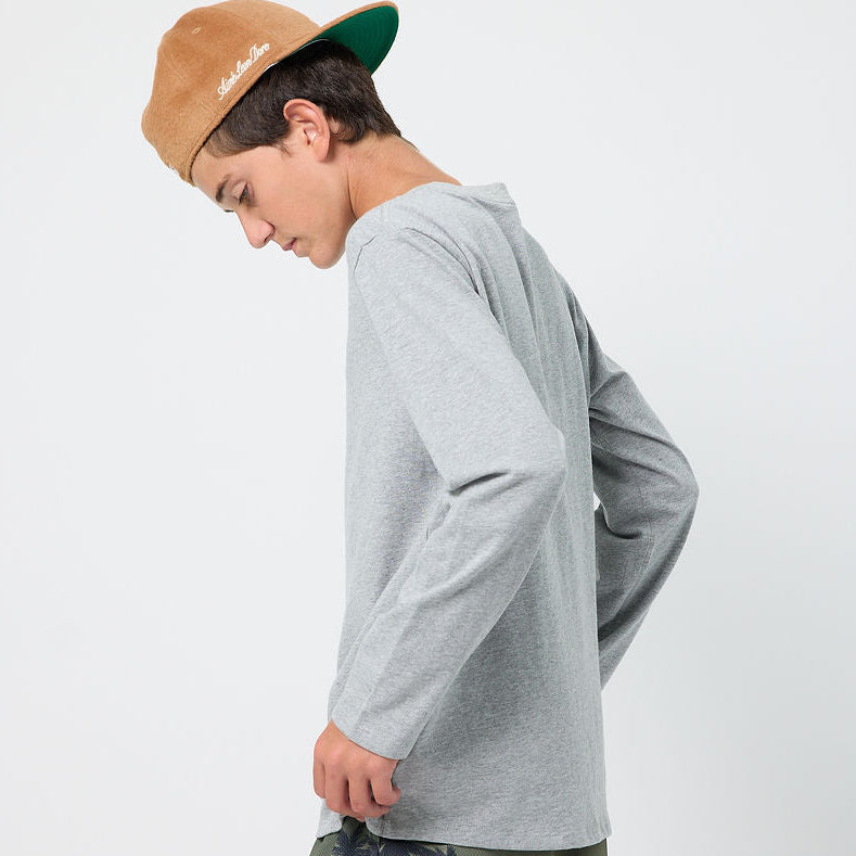 OG HEATHER GRAY LONG SLEEVE TEE