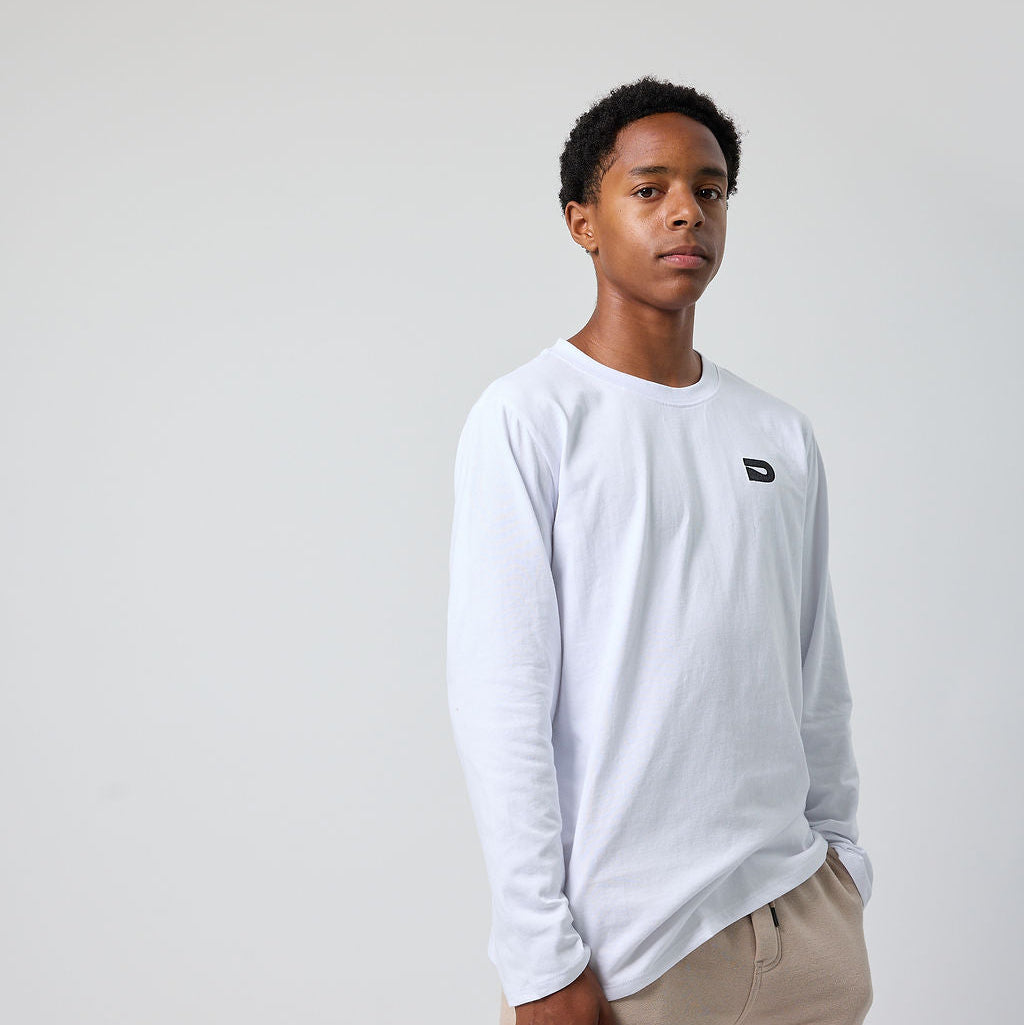 OG WHITE LONG SLEEVE TEE