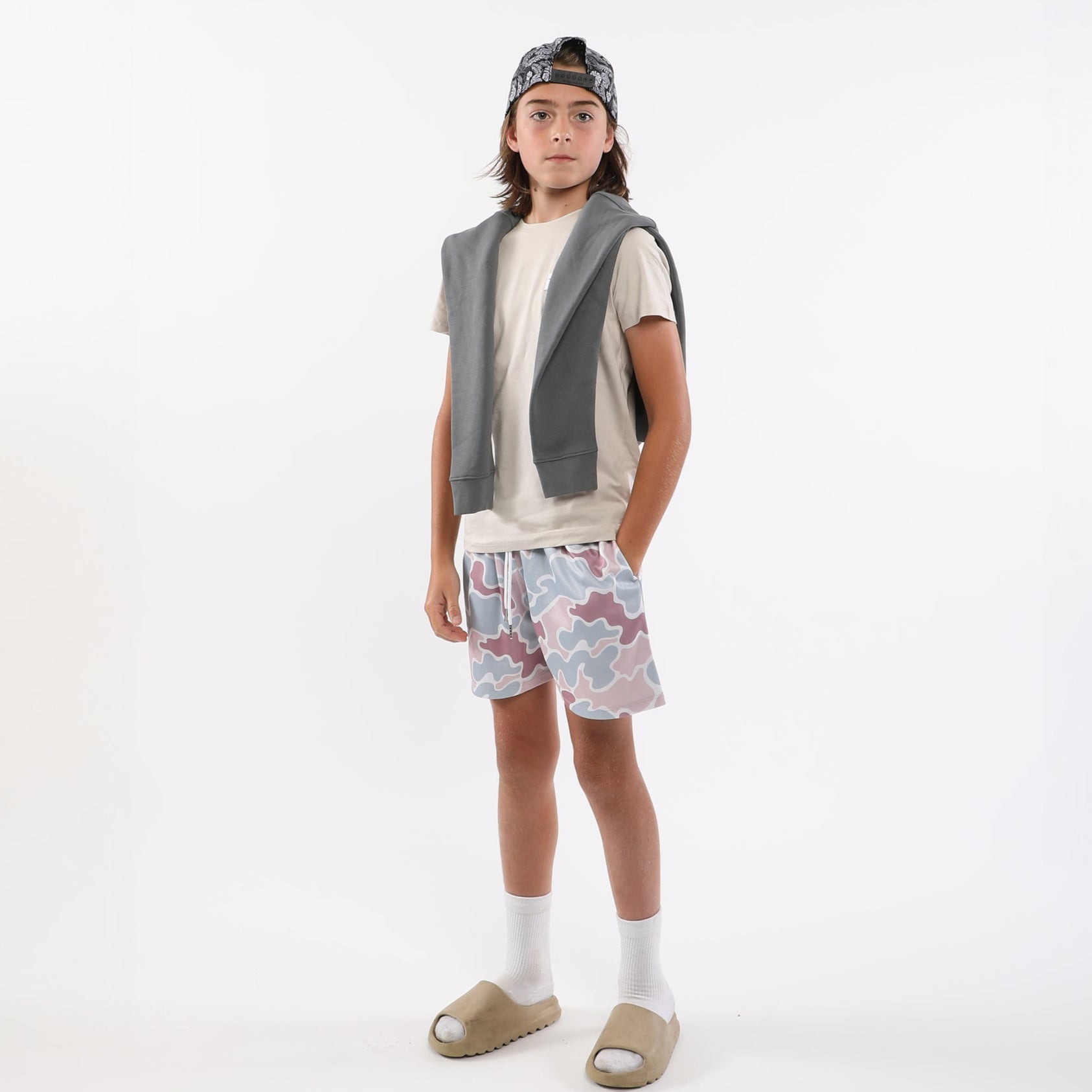 ROSE CAMO SHORTS