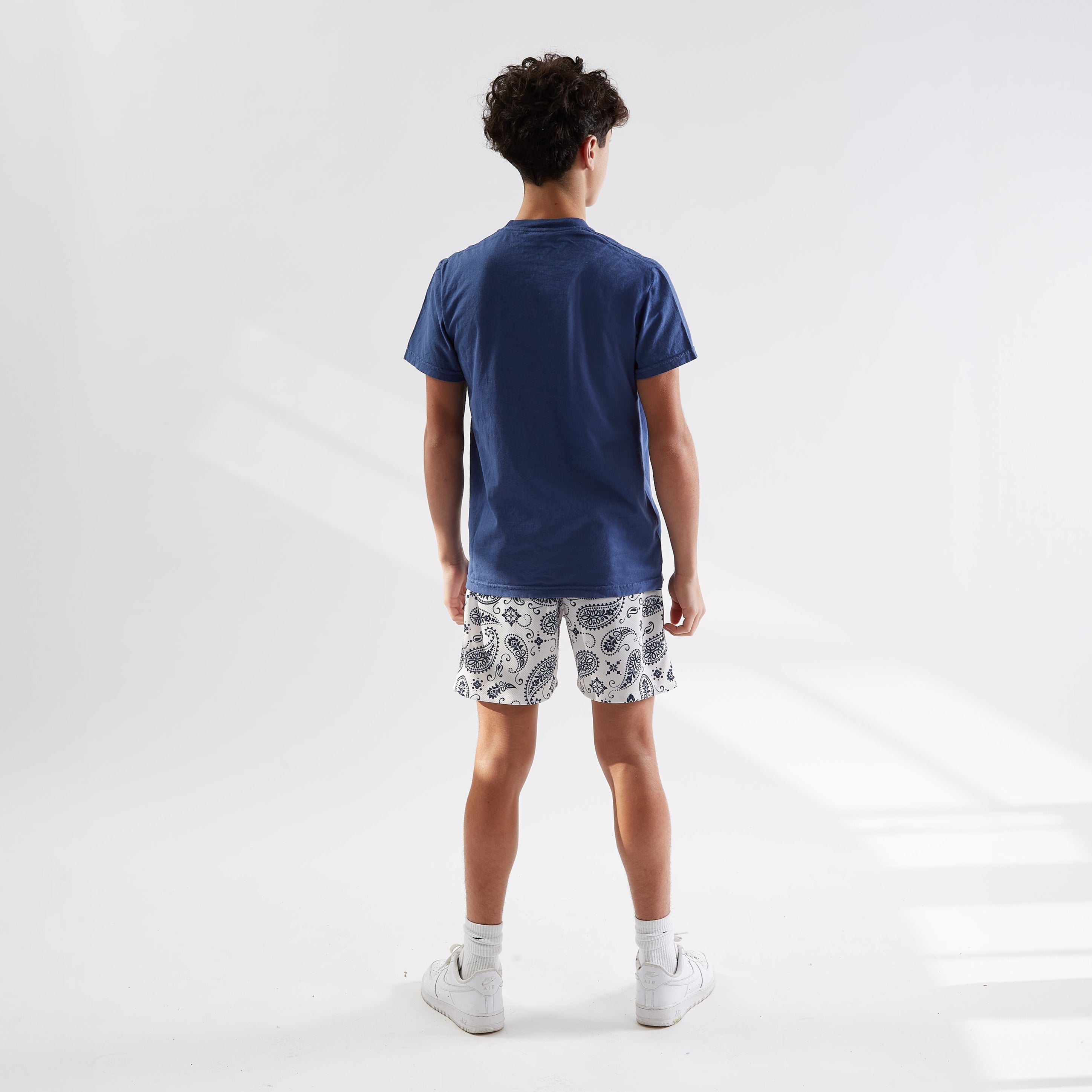 PAISLEY PARADISE- IVORY SHORTS