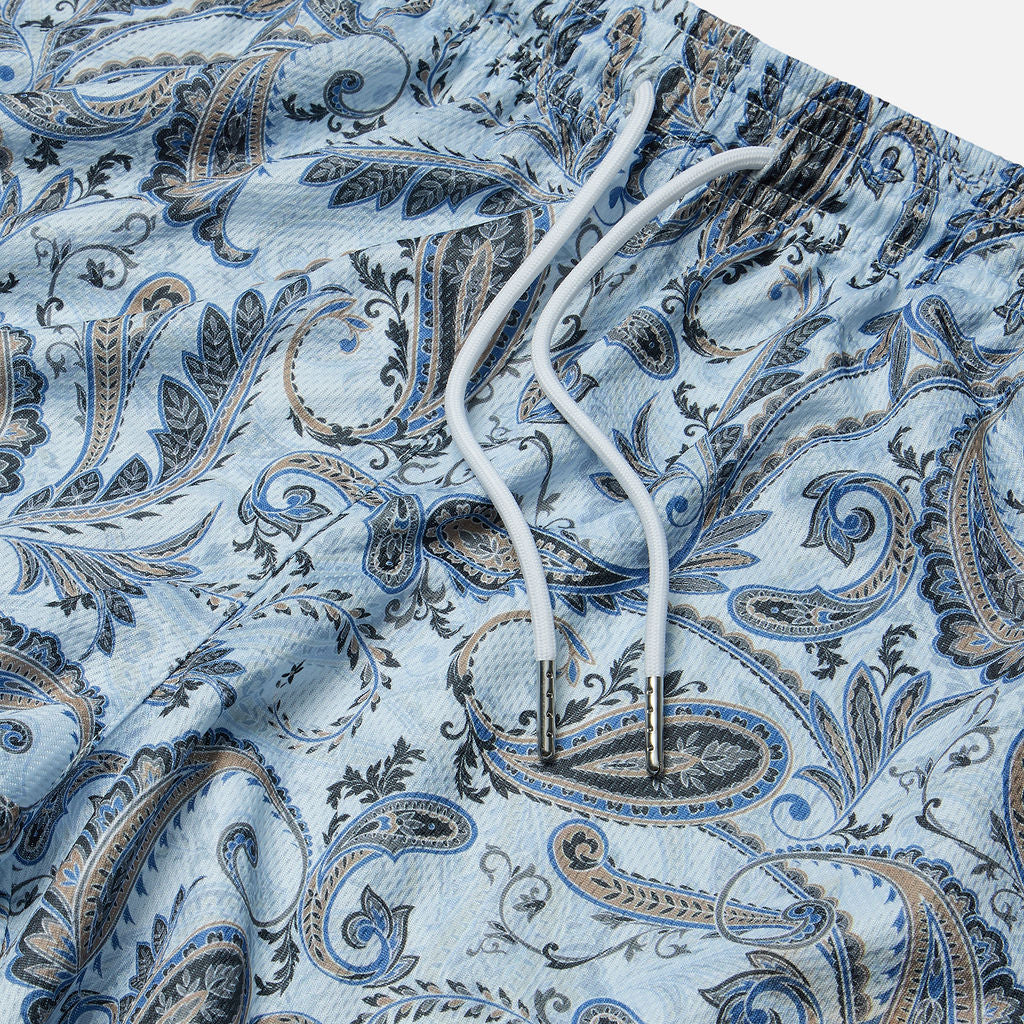 VARSITY PAISLEY SHORTS