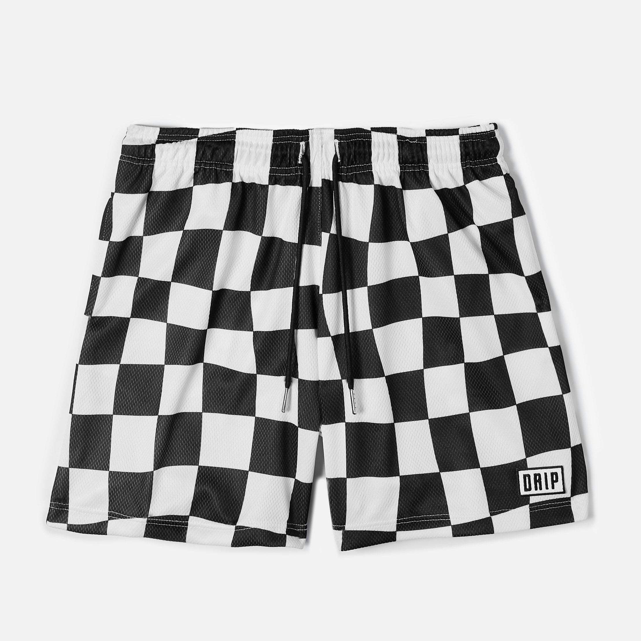 WAVY CHECKERBOARD SHORTS