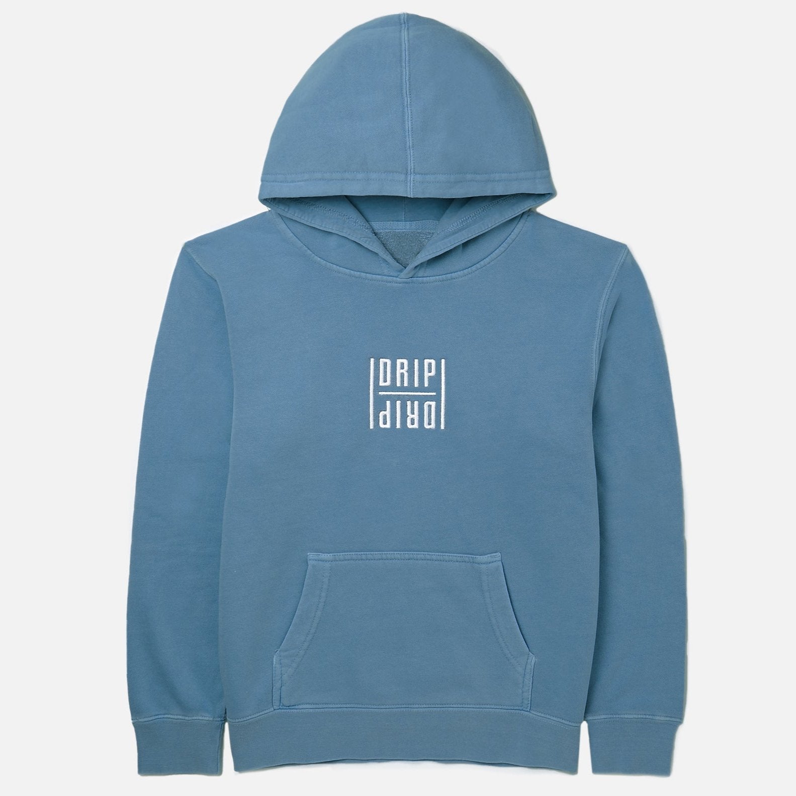 Signature DRIP Hoodie- Denim Blue