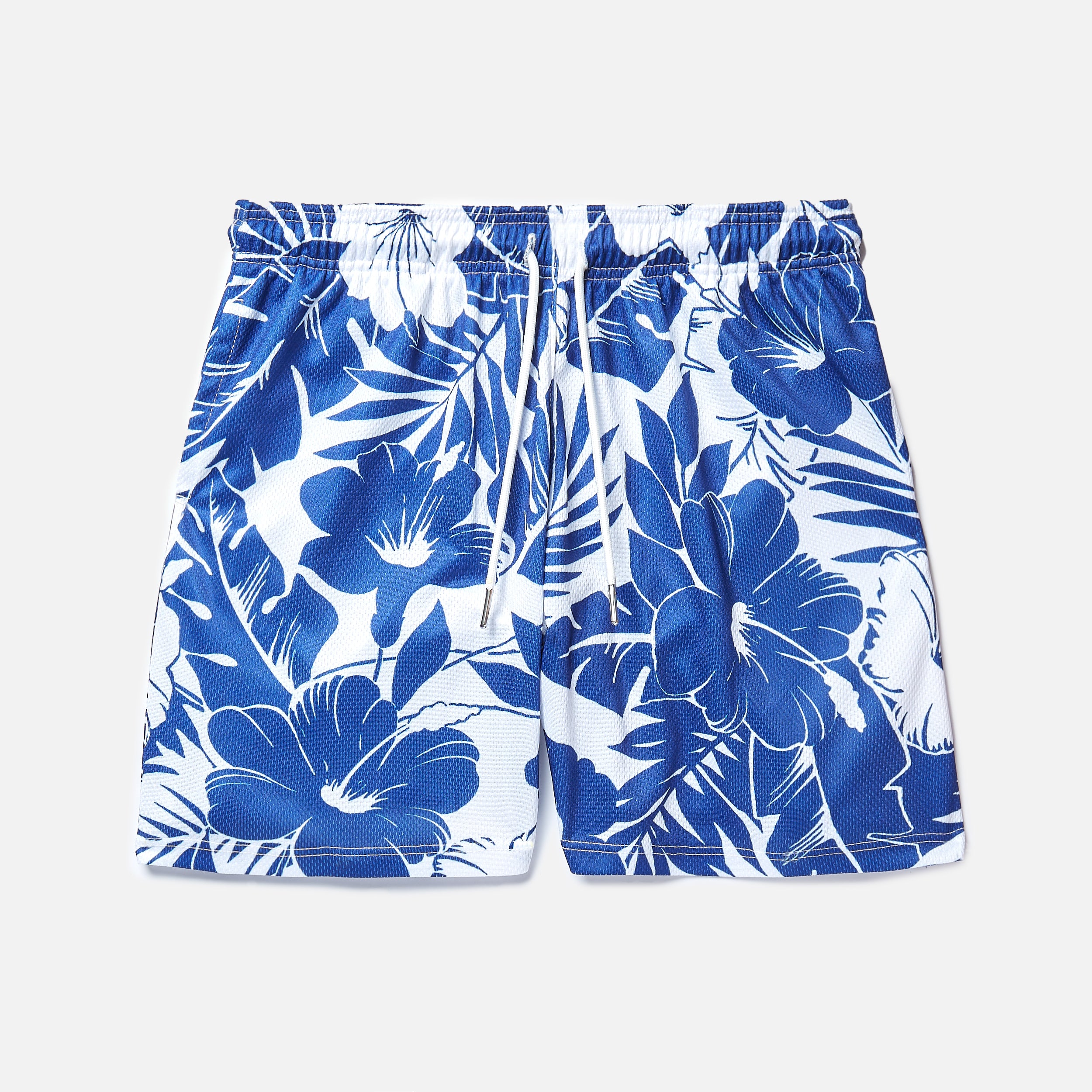 HIBISCUS HOLIDAY SHORTS- Royal Blue