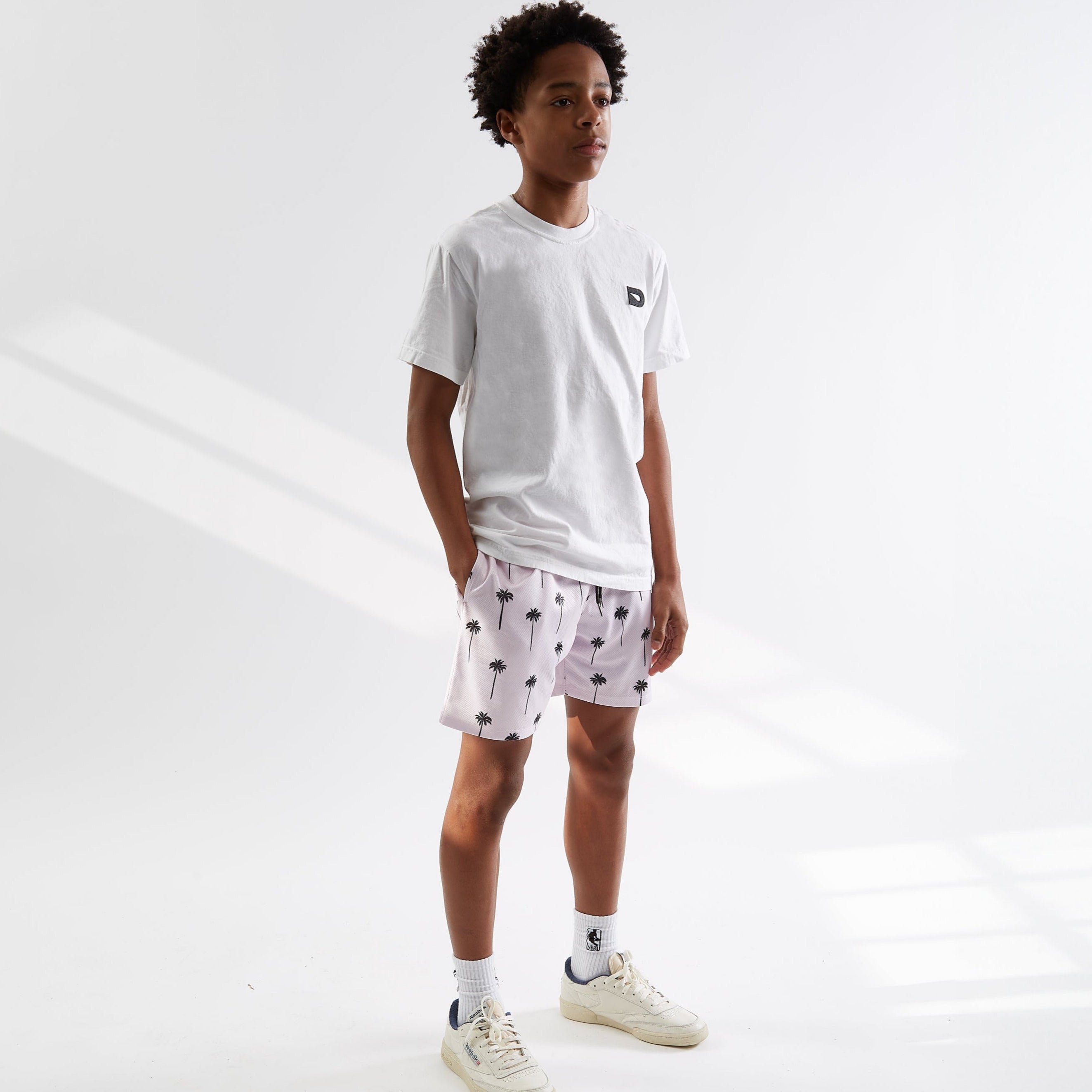 PINK PALMS SHORTS