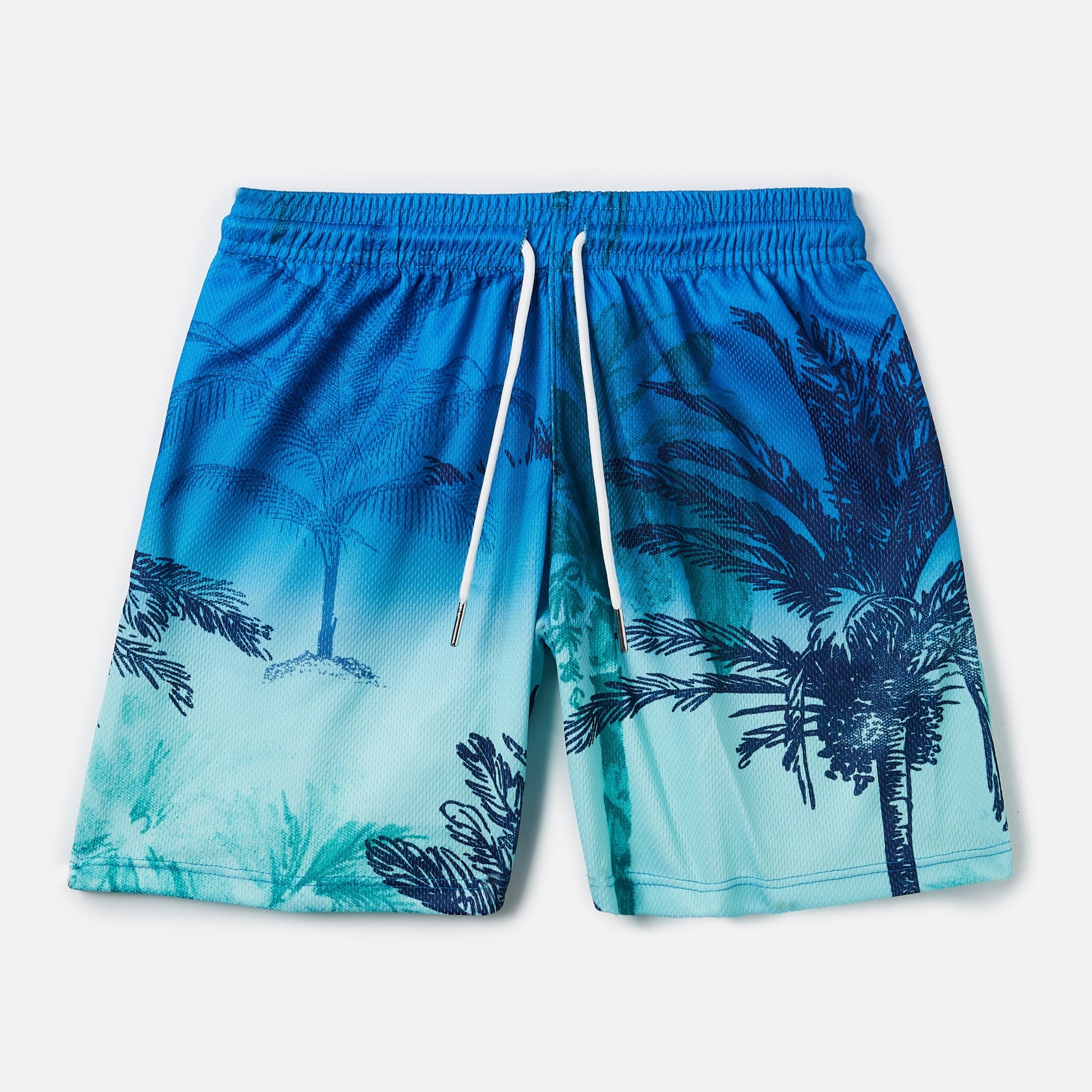 OMBRE SUNSET SHORTS- TEAL